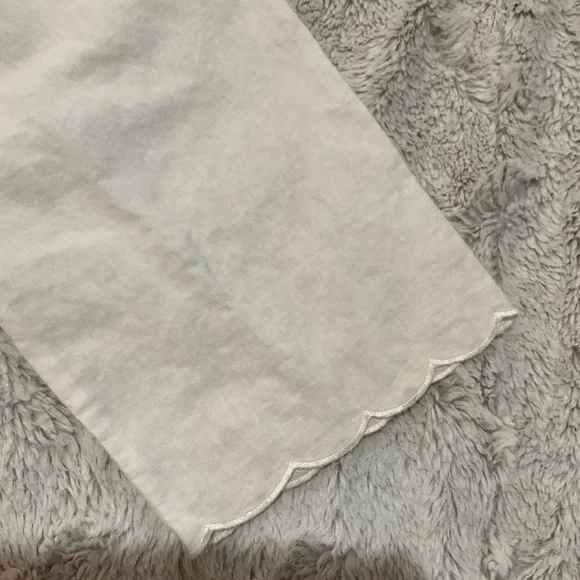 Night Studio Linen Elegant White Lace Jacket - Picture 7 of 7